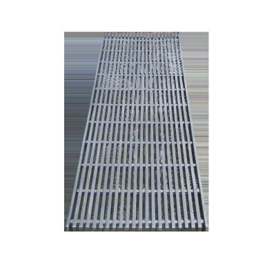 China Chinese Stainless Steel Sidewalk Ditch Drain Gutter Cover Road Drain Grates for sale