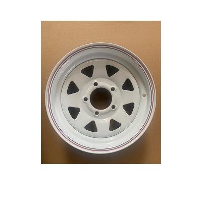 China Factory OEM 13X4.5 Inch Trailer Rim Passenger Car Wheels 13X4.5 Hard Wheel Rim for sale