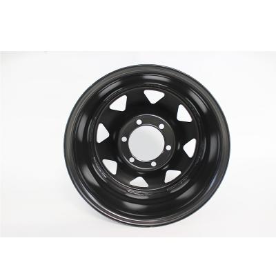 China 15 hard 16 inch factory wholesale steel wheel rims 15x7 15x8 16x7 for 4x4 offroad no air leak wheel for sale