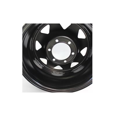 China Hard Wheels With Negative 4x4 Off-Road Steel Offset Steel Rims For SUV for sale