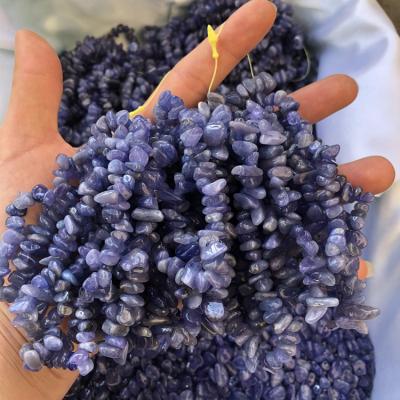 China CLASSIC One Stone Chipssemi-precious Tanzanite Beads Gemstone Stone 19cm Gemstone Stone 19cm Fostone Beads For Tanzanite Bracelet Making for sale