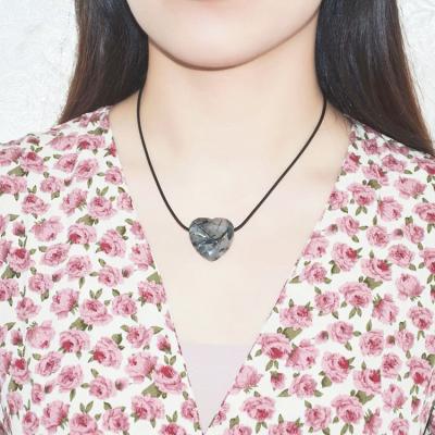 China Wholesale CLASSIC Black Tourmaline Quartz 30*30*12mm Pendant Necklace Woman Man For Black Tourmaline Quartz Jewelry for sale