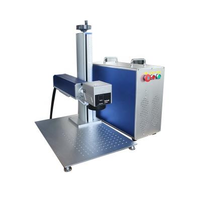 China Air Cooled Mini Laser Engraving Machine Fiber Laser Engraving Machine Fiber Laser Marking Machine For Metal Hardware for sale