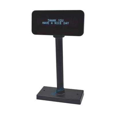 China POS Systems Tending Gifts USB Port 20*2 Characters POS VFD Customer Pole Display for sale