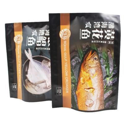 China New Recyclable List 3 Side Seal Plastic Frozen Dry Fish Packaging Bag for sale