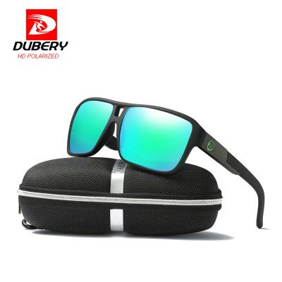 China 2021NEW Dubery D008 Cat.3 UV400 Sports Sunglasses Mirrored Sports Sunglasses Men Italy Design Men's Polarized Sunglasses for sale