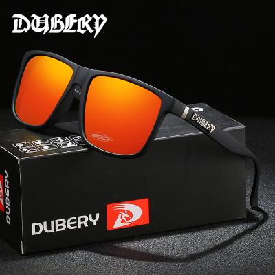 China Fashionable Sports Sunglasses DUBERY D230 2021 Square Sun Glasses Rectify Films UV400 Outdoor Unisex Polarized Sunglasses for sale