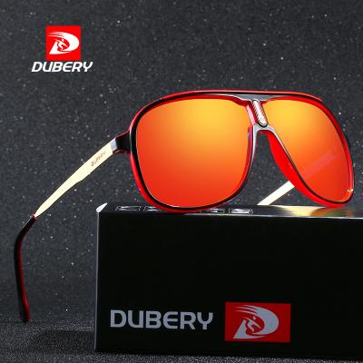 China Sports Sunglasses 2021 DUBERY Fashion Pilot Polarized Sunglasses Men Ultra-light Frame Sports Sunglasses for sale