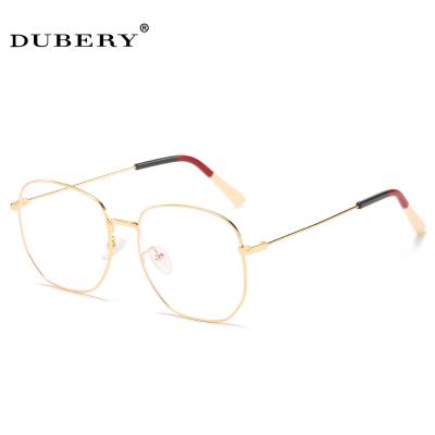 China For 2021 Dubery D6215 Metal Frame Oversized Square Glasses Reading Glass Anti-blue Classic Size Unisex Quality for sale