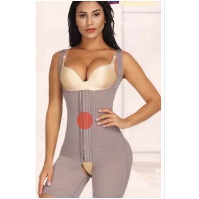 China Breathable JY-1052 2021 Hot Selling Plus Size Butt Lift Tummy Tuck Bodyshaper With Hooks Women Plus Size Shapers Women Shapers for sale