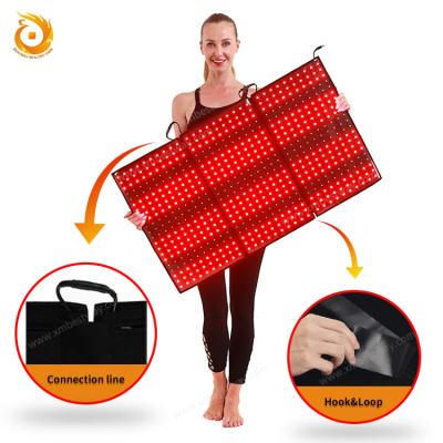 China Weight Loss/Pain Release Improved Full Body Mat 635nm 850nm Red Light Infrared Light Laser Belt for sale