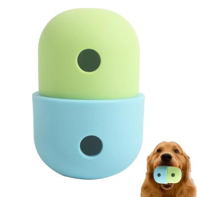 China New Viable Undestructable Sale Silicone Sniffering Dispenser Bowl Food Leak Easy To Clean Self-hi Interaction Dog Chew Toy for sale