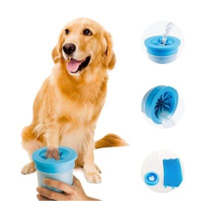 China Silicone Rubber Portable Soft Comfortable Easy To Disassemble And Wash Deep Cleaning Dog Cat Foot Wash Cup for sale