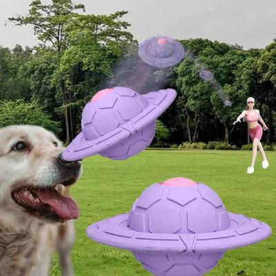 China Durable Non-Toxic Rubber Flying Saucer Hot Sale Durable Non-Toxic Rubber Flying Saucer Training Food Snack Food Snack Dog Training Flying Saucer for sale