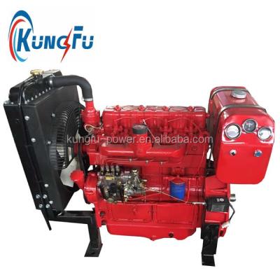 China Water cooled 140hp water cooled 4 cylinder diesel engine price for sale