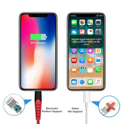 China 2020 Hot Selling Nylon Fast Charging Cables For Apple iPhone 11 USB SYNC Data Cable Support MFI Certified LTO2 Charging OEM for sale