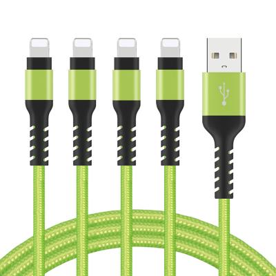 China Mfi Smartphones Certified Nylon Braided Charger Cord Cable For iPhone Xs/Xs Max/X/8/7/6 for sale