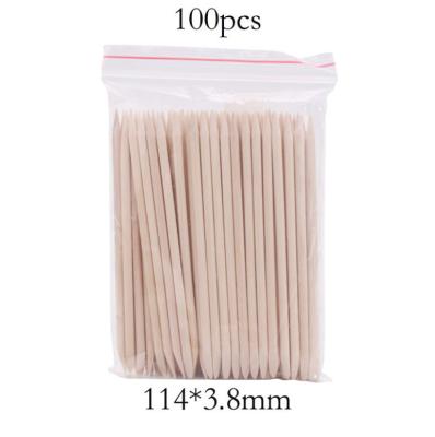 China Professional Manicure Care Pedicure Care Nail Tools Double Manicure Nail Art Wooden Sticks for sale