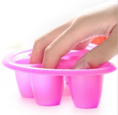 China Convenient Plastic Manicure Nail Polish Remover Finger Bowl for sale