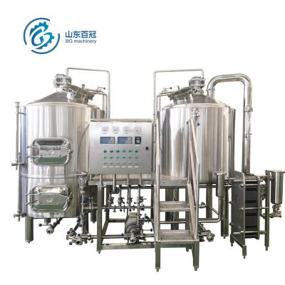 China 2bbl 3bbl 5bbl 7bbl 10bbl hotels brew beer equipment beer machine brewhouse beer brewing equipment system for sale