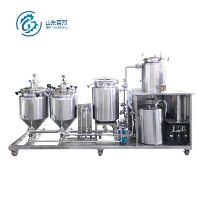 China Hotels 50L 100L 200L Craft Beer Brewing Tank Micro Brew Kit Home Brewing Equipment for sale