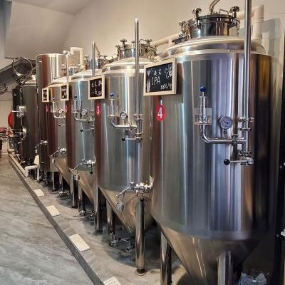 China Hotels 500L 5bbl Beer Unitank Fermentation Tank Turnkey Brewery Equipment for sale