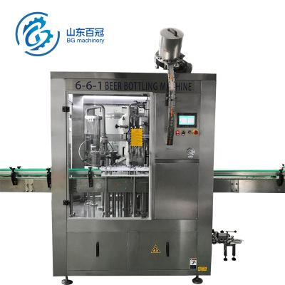 China Food Bottle Filler Bottle Filling Machine For Craft Beer Brewery Beer Glass Bottling Machine for sale