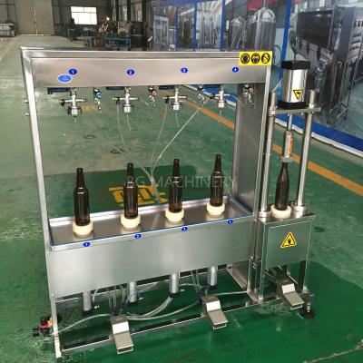 China Semi Automatic Manual Micro Glass Food Filling Machine Beer Bottling Machine Brewery Equipment for sale