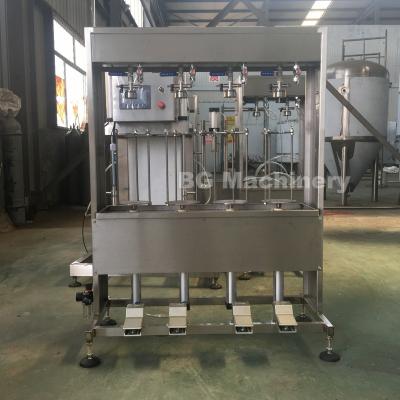 China Small semi automatic beer filling machine beer bottling machine beer filler capper for sale