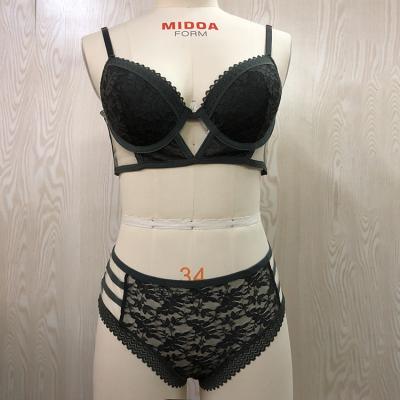 China Factory direct sale women underwear breathable cavity up elegant lace bra panties set wholesale ladies bra and sexy panties sets for sale