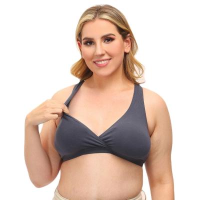 China Cotton Nursing Nursing Maternity Nursing Cross Sleep Bras Women Seamless Seamless Sleep Bras for sale