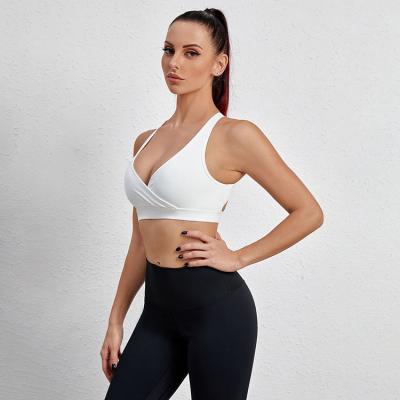 China New Design Fitness Yoga Wear Workout Breathable Custom Ladies Sports Bra Women Sports Bra Backless Bras for sale