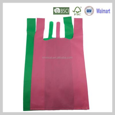 China Ultrasonic Handled PP Non Woven Bag , One Time 40gsm Non Woven Grocery Bag for sale