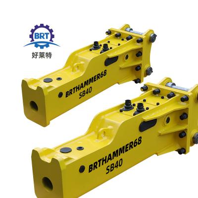 China BRT680-Mechanical excavator yantaiBRT hydraulic box hammer with 68mm chisel for sale