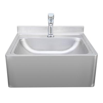 China With Faucet 2022 Stainless Steel Wall Hung Thick Edge Counter Top Basin Professional Durable Kitchen Sinks for sale