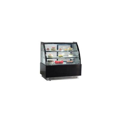 China Hot Sale 2021 Curved Glass Type Cake Showcase Single-temperature Cabinet for sale