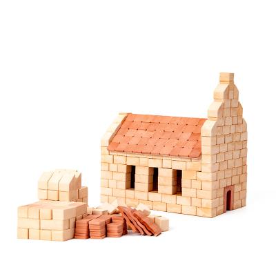 China New 2022 Hot Selling Toy Building Clay Mini Building Block Church Building Reusable Toy Building Blocks For Children for sale