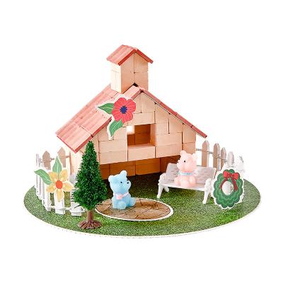 China Soft building blocks for kids crafts and toys and DIY mortar lets you build your own little mini wall block toy for sale