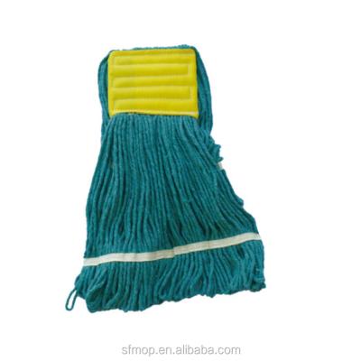 China Sustainable Hospeco Cotton Twine Wet Mop 16oz Broadband Wet Mop for sale