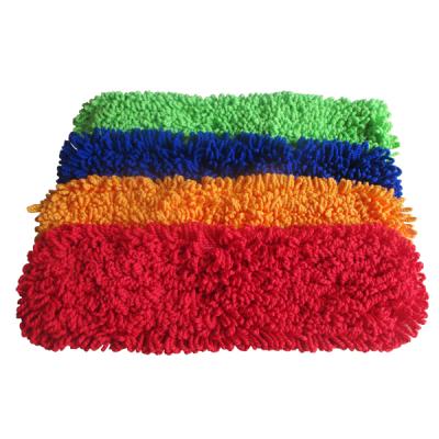 China Sustainable #SW200 Mopping Microfiber Mop Head 60cm Telescopic Flat Mop for sale