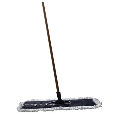 China XR06 Sustainable Flat White Microfiber Dust Mop Easy Cleaning. for sale