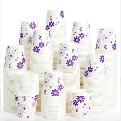 China Recyclable 8oz White Paper Cups for sale