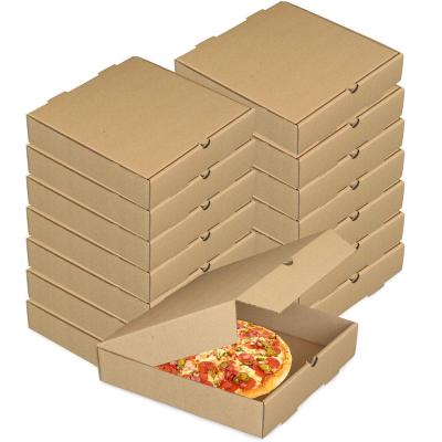 China Recyclable Kraft Paper Mini Pizza Boxes, Gift, Craft Food Safe Miniature Cardboard Box for sale