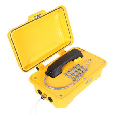 China JR101-FK Waterproof Aluminum Alloy VoIP Telephones, IP67 Moisture Resistant Tunnel Telephone, Industrial SIP Telephone for sale