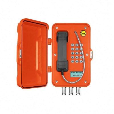 China Aluminum Alloy Corrosion And Moisture Resistant Explosion Proof Telephone With Broadcasting for sale