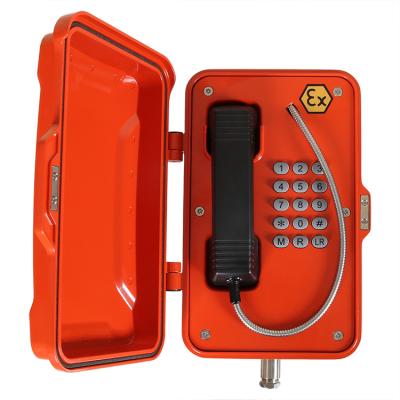 China Metro Keypad IP66 67 Waterproof Full Industrial IP Explosion Proof Telephones Heat Resistant for sale