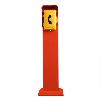 China Auxiliary Circuits Outdoor Red Emergency Telephone Pole Retainer, Telephone Booths For Sale for sale