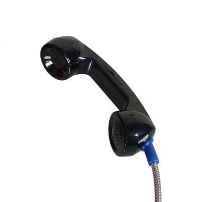 China ABS Public Phone Handset Phone Booth Fixed Vandal Resistant Rugged Handset Intercom Handset for sale