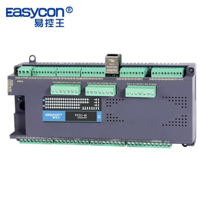 China Easycon FX3U-48MT/MR/MRT-10AD-1DA WIth 24DI 24DO 10AI 1AO With Ethernet PLC Programmable Logic Controller plc controller FX3U-48 for sale