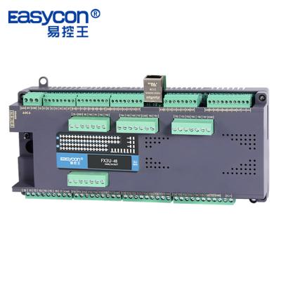 China Easycon FX3U-48MT/MR/MRT-10AD-5DA WIth 24DI 20DO 10AI 5AO Ethernet PLC Programmable Logic Controller plc controller FX3U-48 for sale